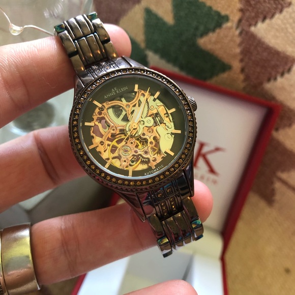 Anne Klein Automatic Skeleton Watch 2025